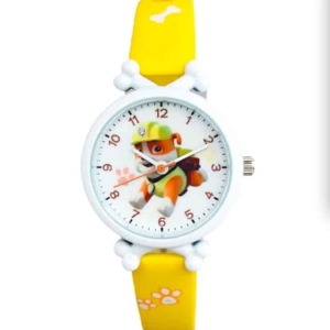 Ruben Pat Patrol Uhr für Mädchen in modischem Gelb und Weiß