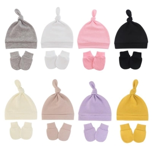 Elegante Mütze mit Handschuh für modische Mädchen, mehrere Auswahlmöglichkeiten