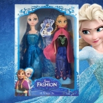 Elsa und Anna Puppen für Mädchen in einer Schachtel