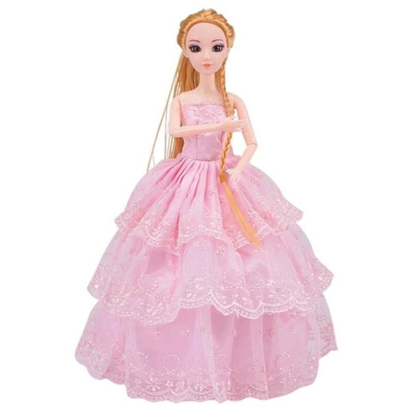 Barbie-Prinzessin-Puppe für Mädchen in stilvollem Rosa