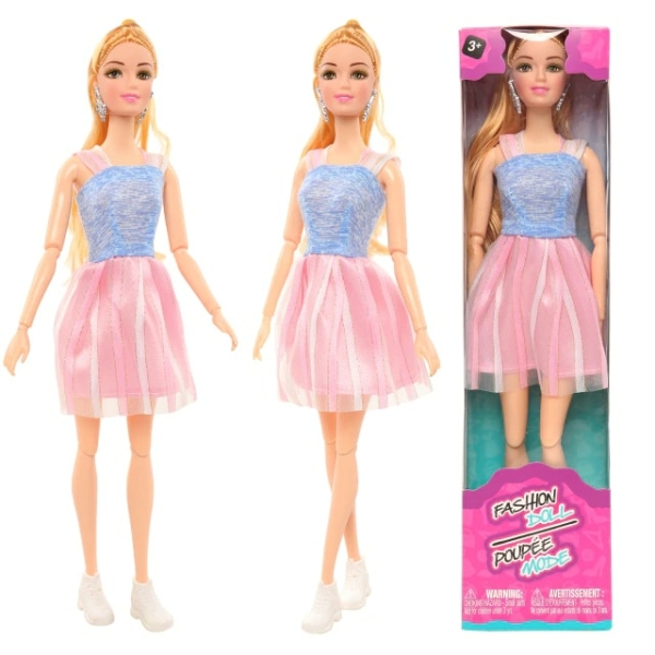 Modische Barbie-Puppe mit Box für Mädchen