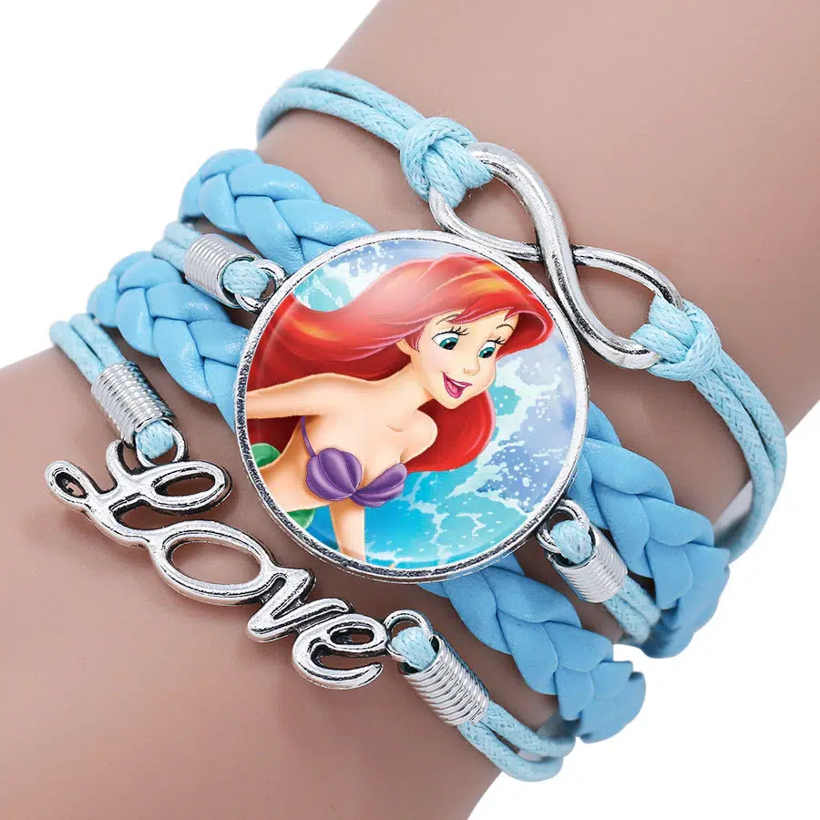 Disney Meerjungfrau Armband für Mädchen mit weißem Hintergrund