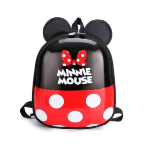 Kleiner Rucksack mit Disney Mickey-Motiv für Mädchen schwarz, weiß und rot