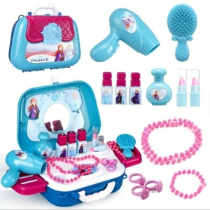 Komplette Kosmetikbox für Mädchen mit Schneekönigin-Motiv