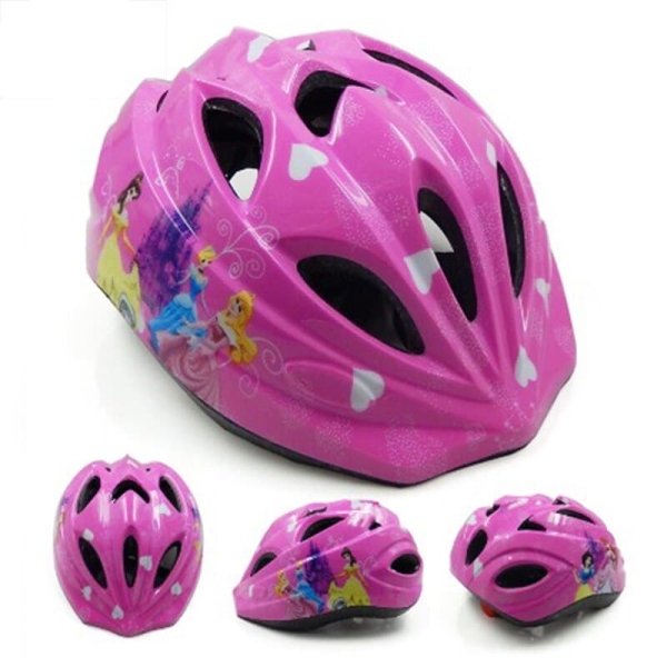 Fahrradhelm mit Disney-Prinzessin-Motiv für Mädchen. Mehrfarbig und sehr komfortabel