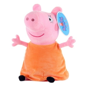 George Schweinchen Peppa Plüsch für Mädchen mit weißem Hintergrund