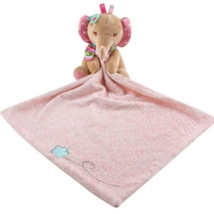 Elefanten-Schmusetuch aus Baumwolle für Mädchen mit einem Handtuch