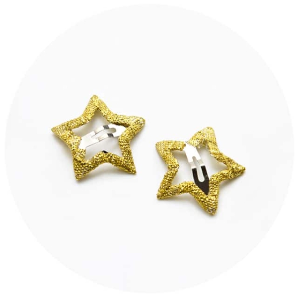 Sternförmige Haarspange für modische kleine Mädchen