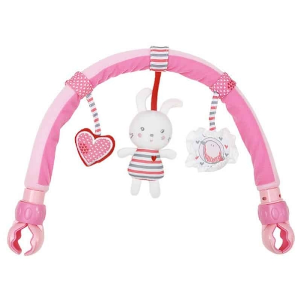 Hängendes Lernspielzeug für kleine Mädchen in rosa