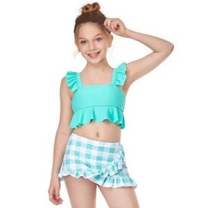 Zweiteiliger Badeanzug für modische kleine Mädchen