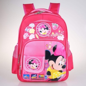 Modischer Disney Mickey oder Minnie Rucksack in rosa für Mädchen