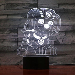 3D LED-Lampe Zuma Patrouille für trendige Mädchen