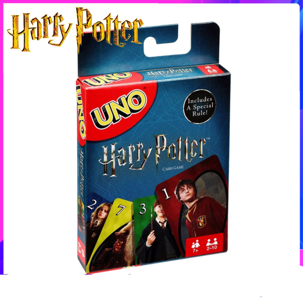 Harry-Potter-Version des UNO-Kartenspiels für Mädchen. Originell und sehr praktisch in einer Schachtel