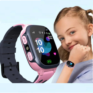 Wasserdichte Armbanduhr mit Kamera und Spielen für Mädchen. Rosa Farben, gute Qualität und sehr modisch