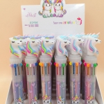 Einhorn-Kugelschreiber in 10 Farben für Mädchen mit Box
