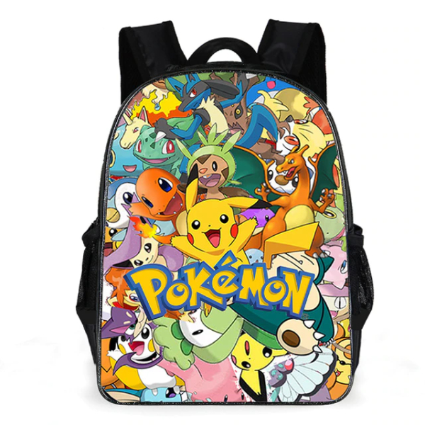 Pokémon-Rucksack für kleine Mädchen in modischem Schwarz