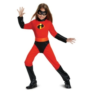 Superhelden-Kostüm "The Incredibles" für Mädchen mit weißem Hintergrund